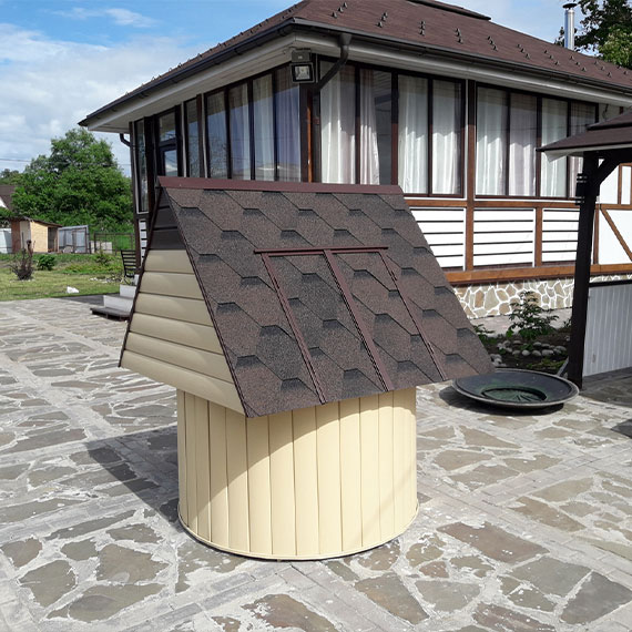 150 вариантов домиков для колодца в Истринском районе